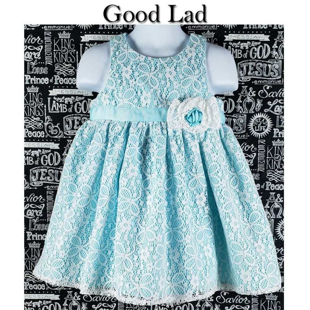Good Lad Blue Lace Dress NWT Size 4🤩